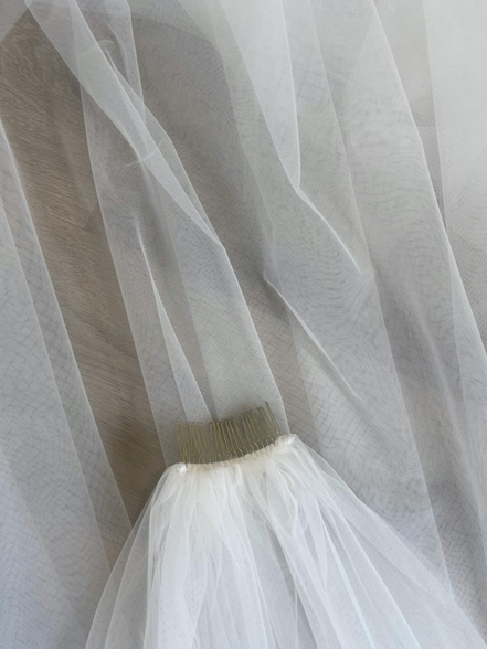 Classic Tulle Extra Wide Veil