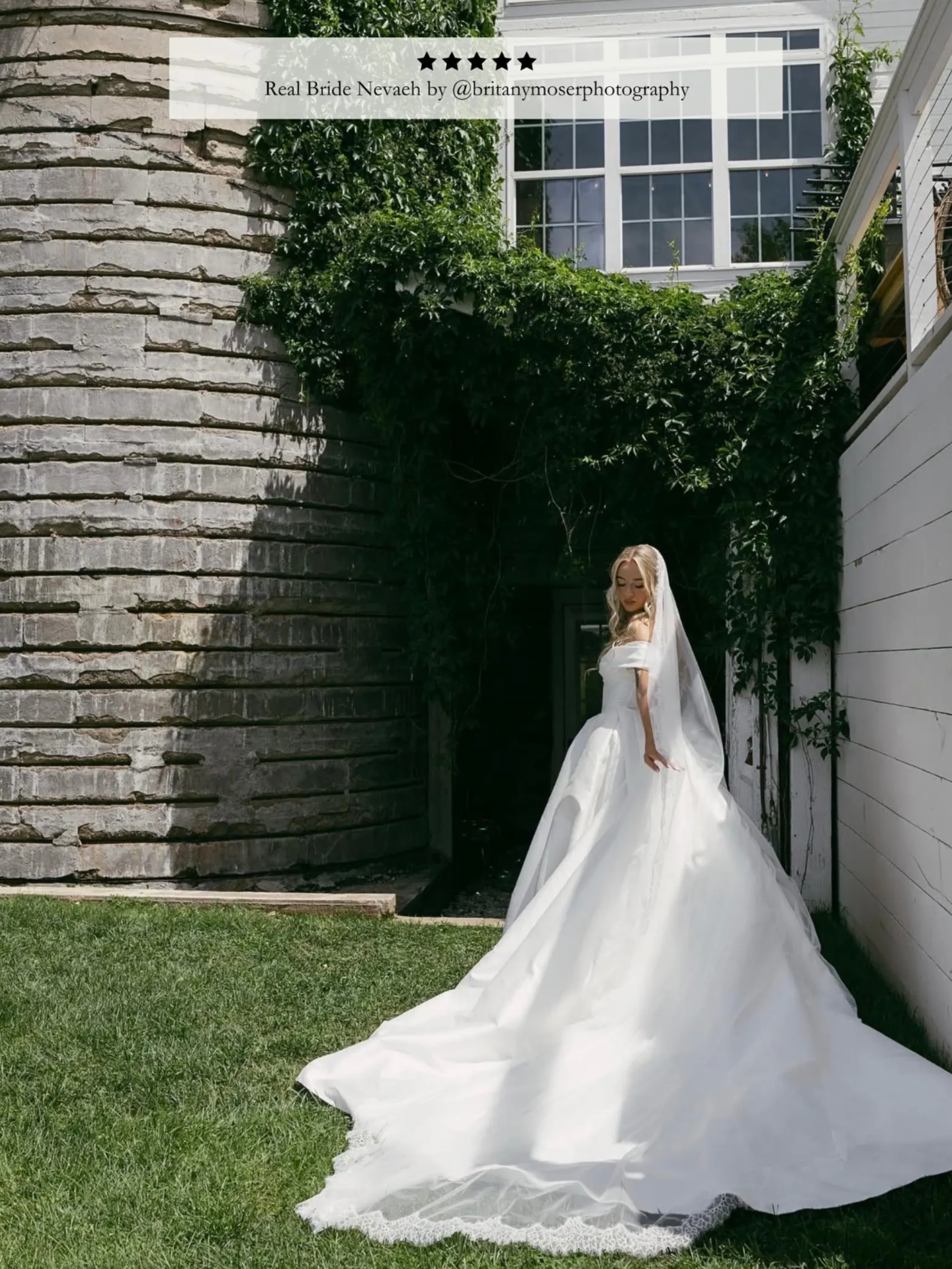 Peony Lace Extra Wide Veil