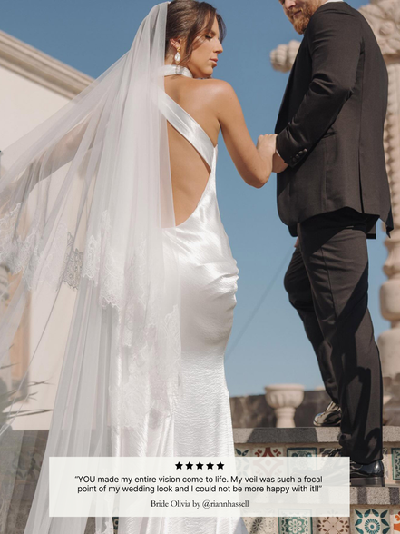 Queen Anne Lace Blusher Veil