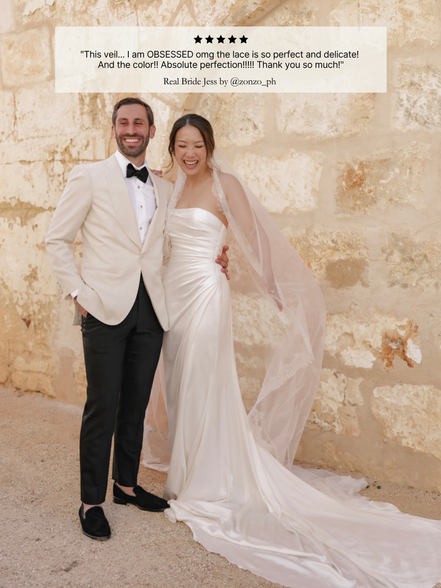 Peony Lace Extra Wide Veil