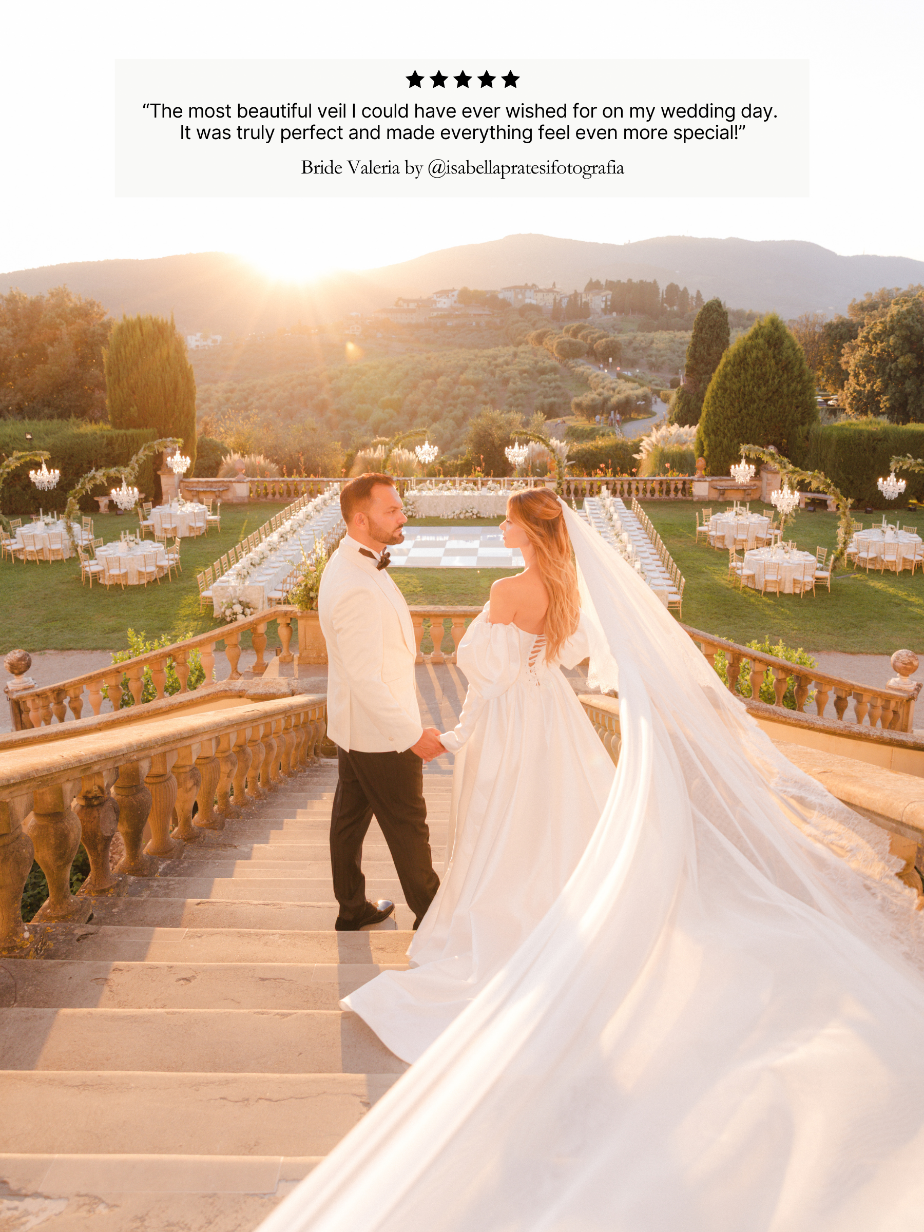 Queen Anne Lace Blusher Veil