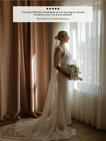 Angel Chantilly Lace Veil