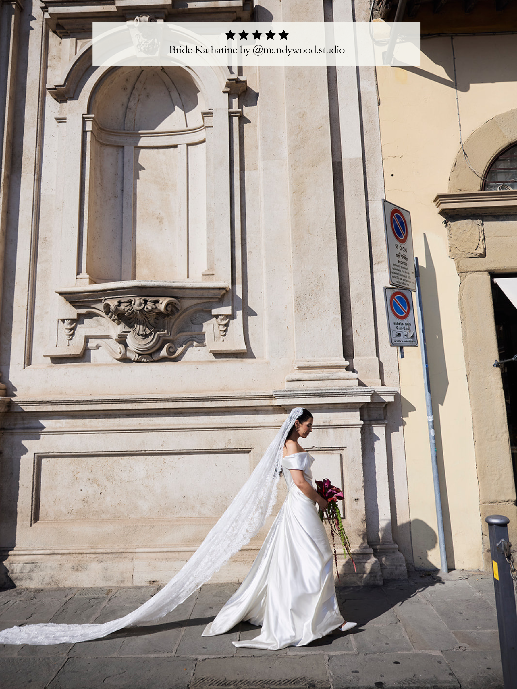 Floral Full Lace Veil