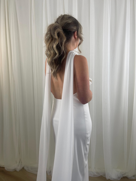 Chiffon Bridal Scarf