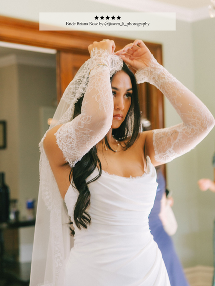 Crochet Lace on Tulle Veil