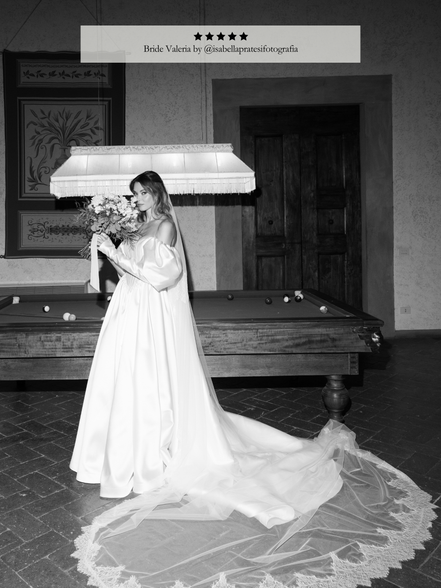 Queen Anne Lace Blusher Veil