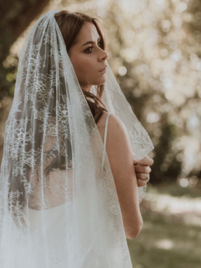 Angel Chantilly Lace Veil
