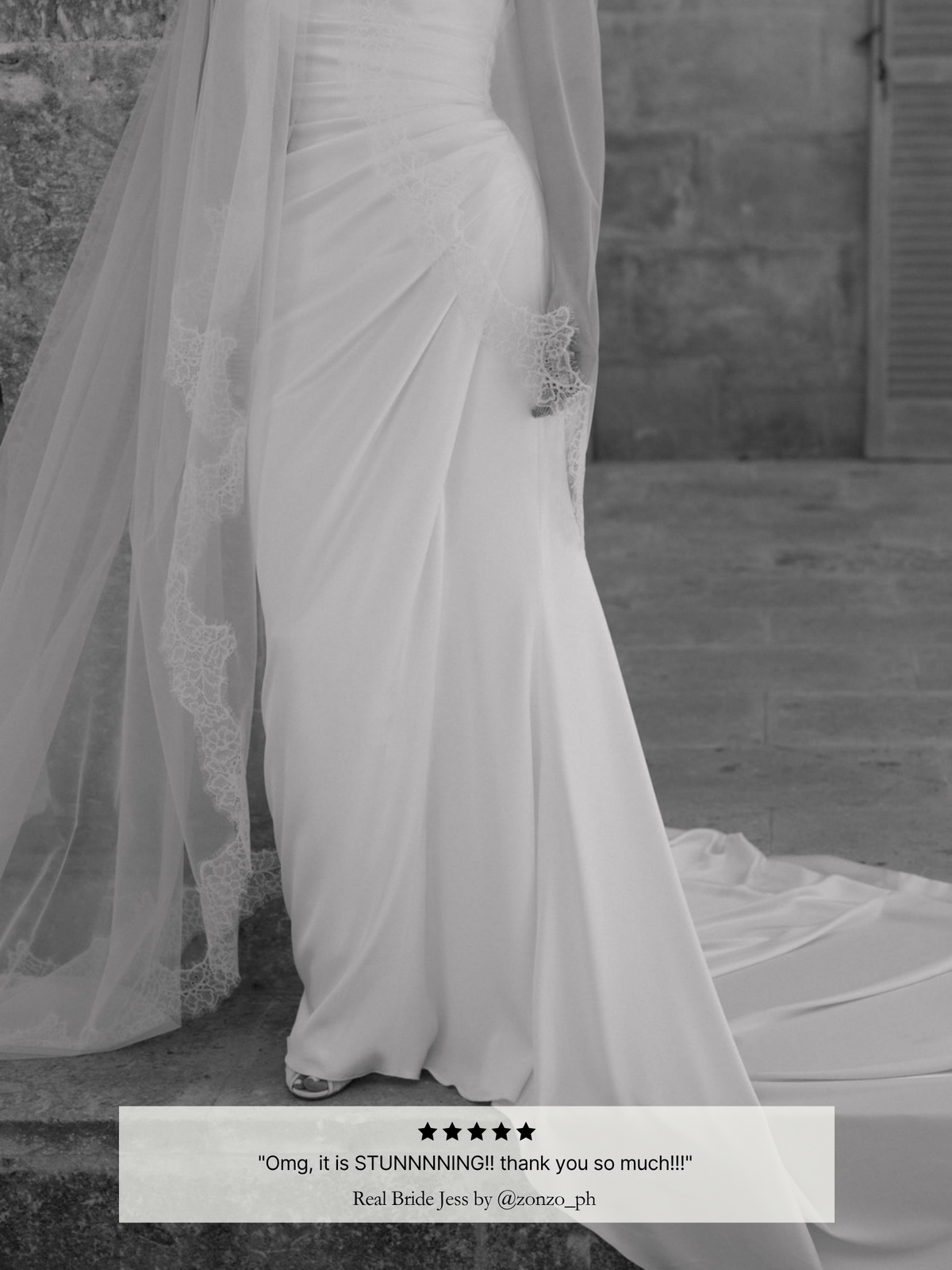 Peony Lace Extra Wide Veil