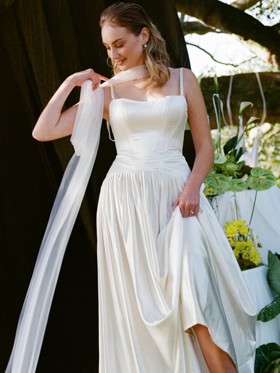 Tulle Bridal Scarf