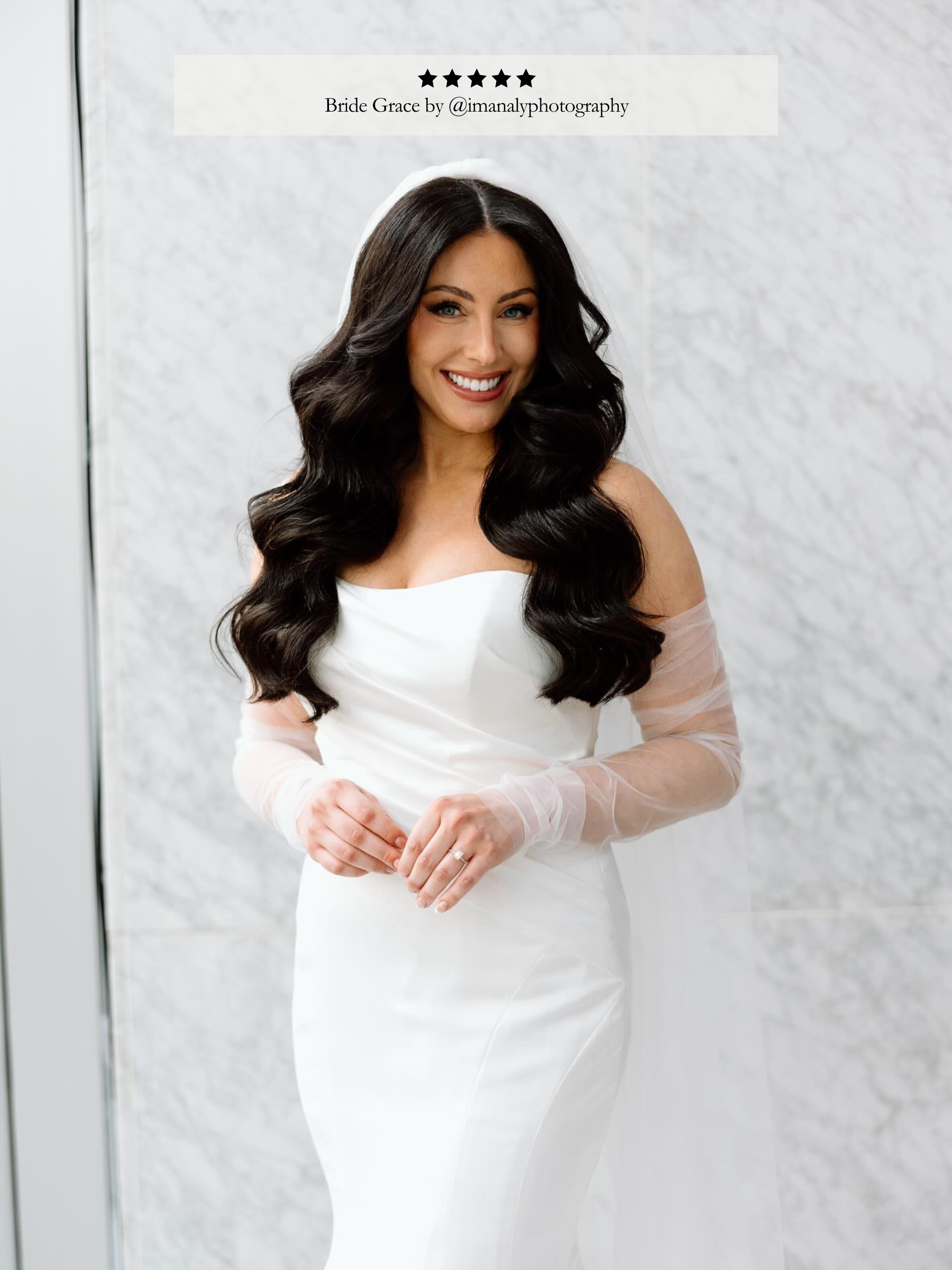 Ruched Tulle Sleeves