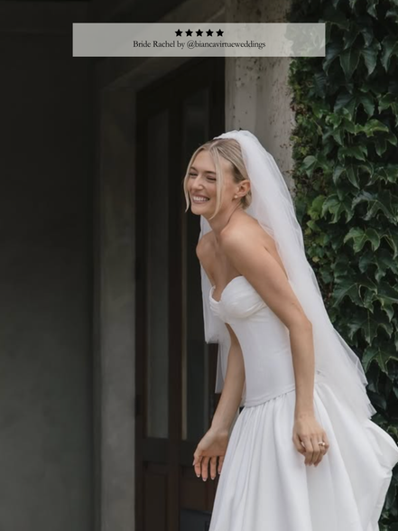 Extra Wide Tulle Blusher Veil
