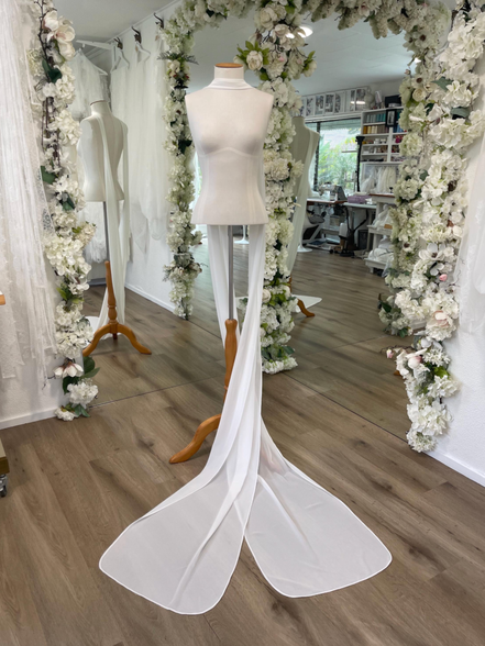 Chiffon Bridal Scarf