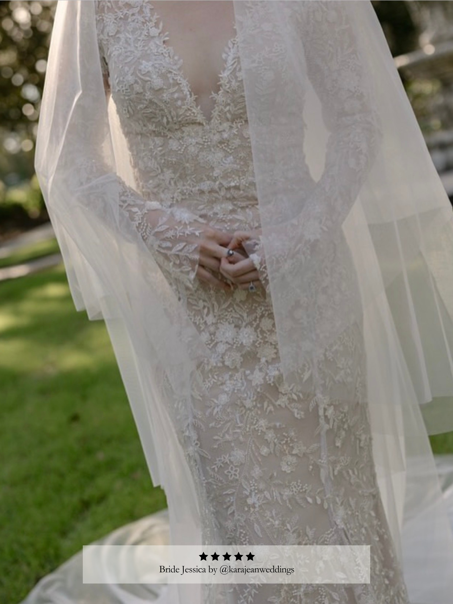 Extra Wide Tulle Blusher Veil