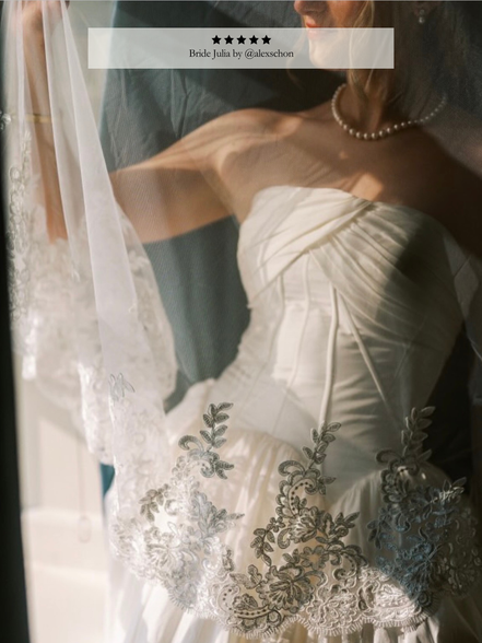 Queen Elizabeth Lace Blusher Veil