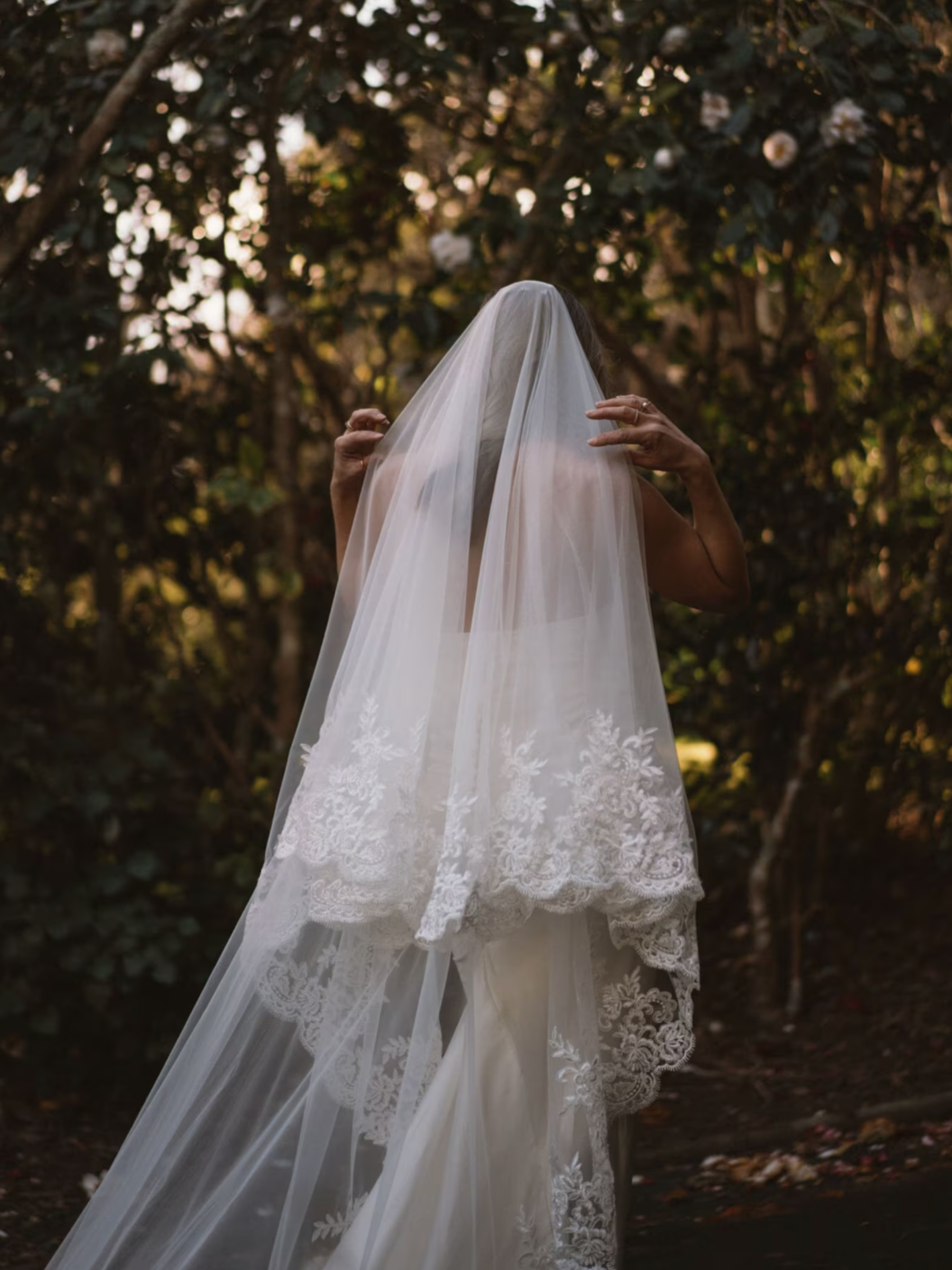 Queen Elizabeth Lace Blusher Veil