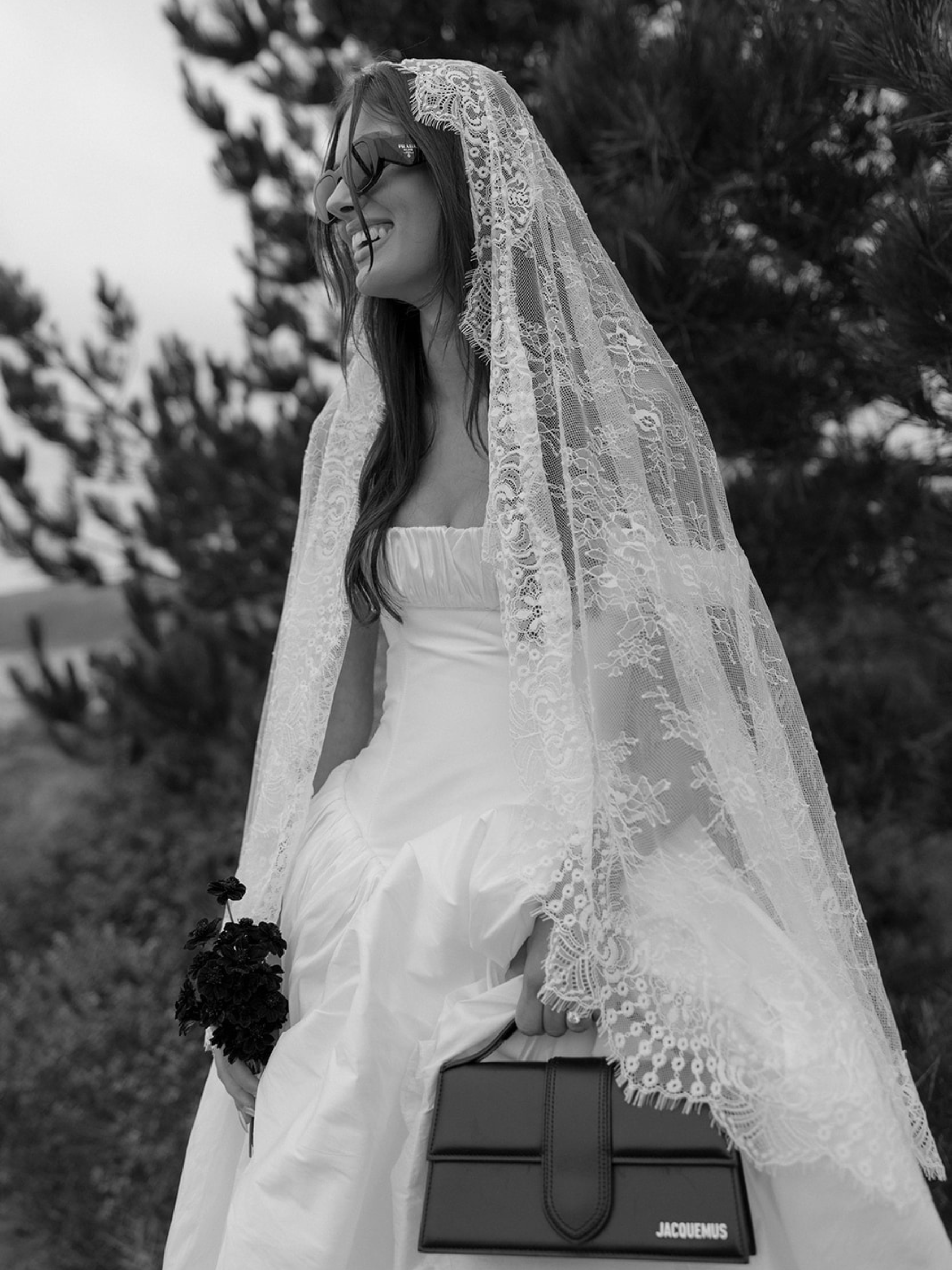 Crochet Lace on Lace Veil