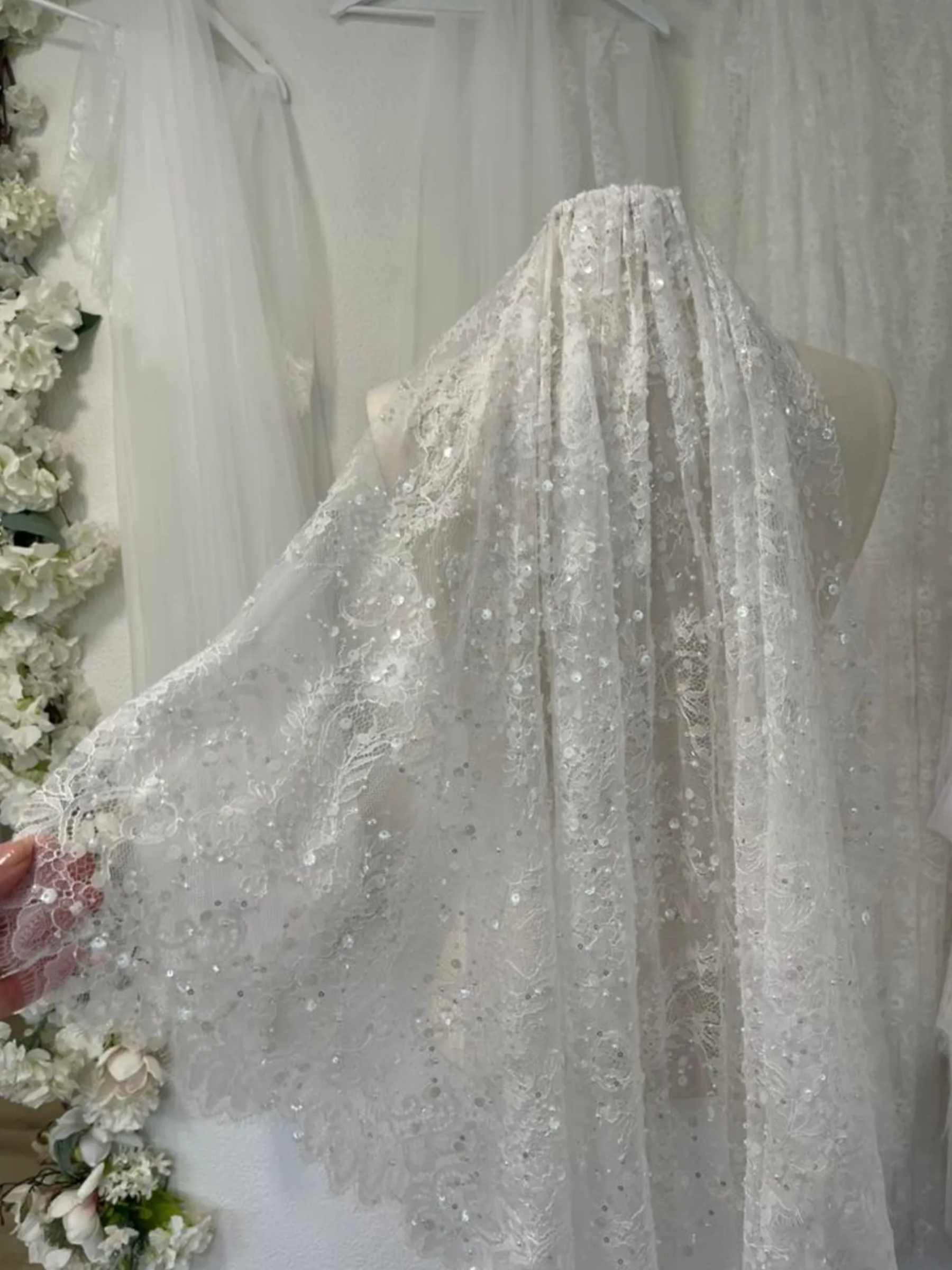 Angel Sparkle Lace Veil