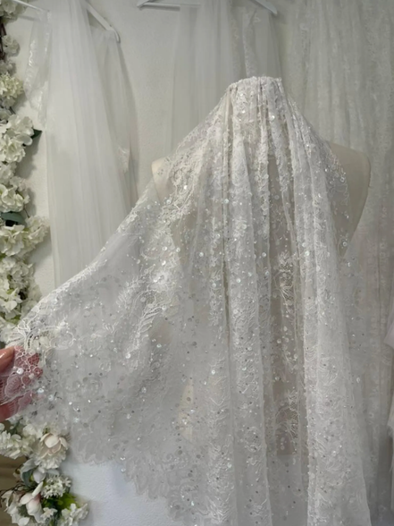 Angel Sparkle Lace Veil