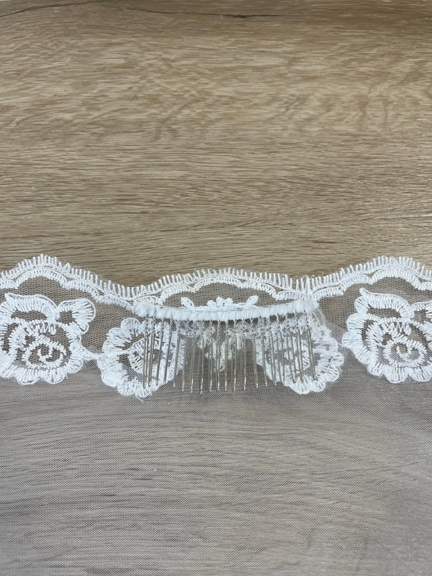 Rose Bud Lace Veil