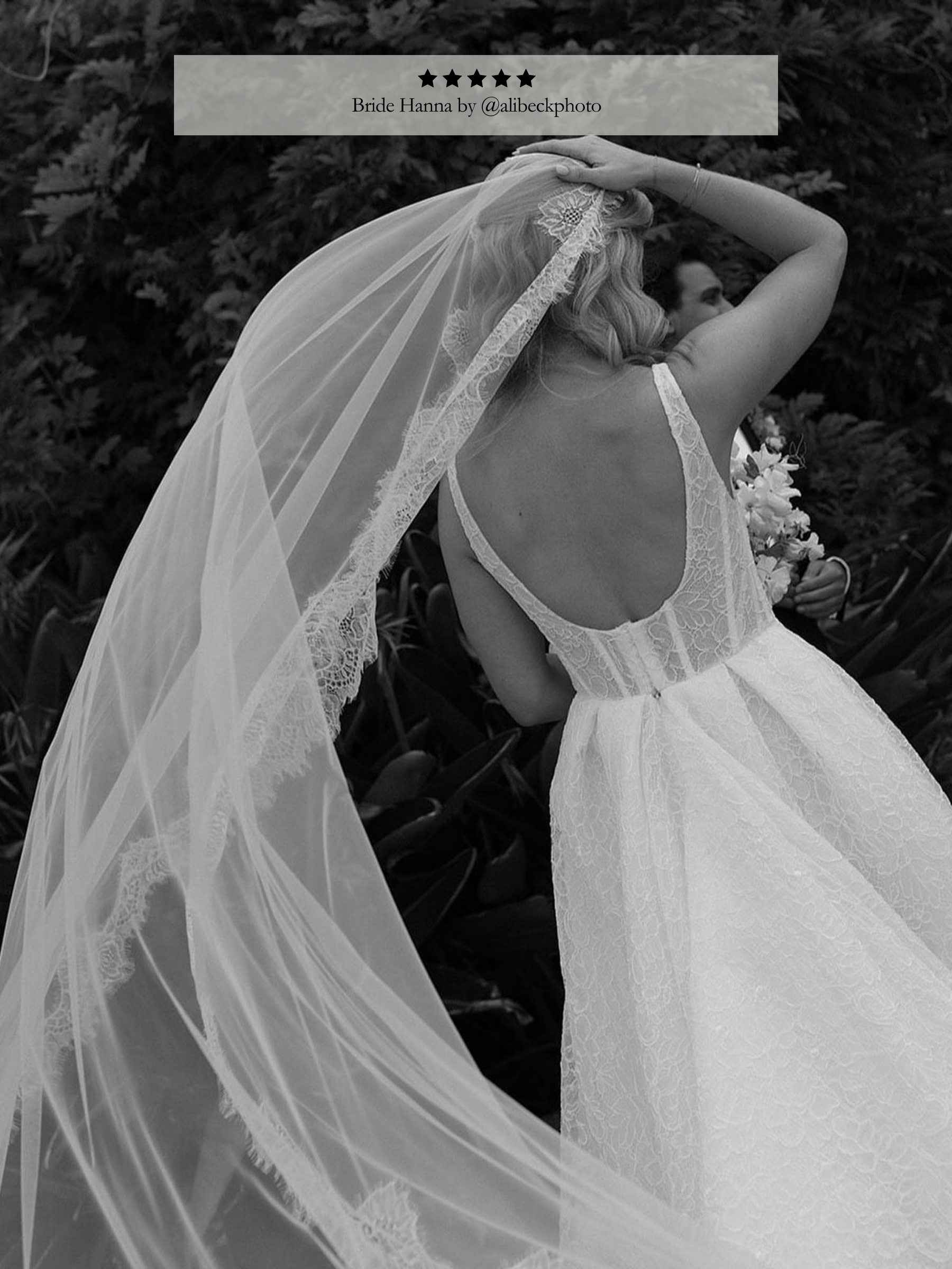 Classic Chantilly Extra Wide Veil