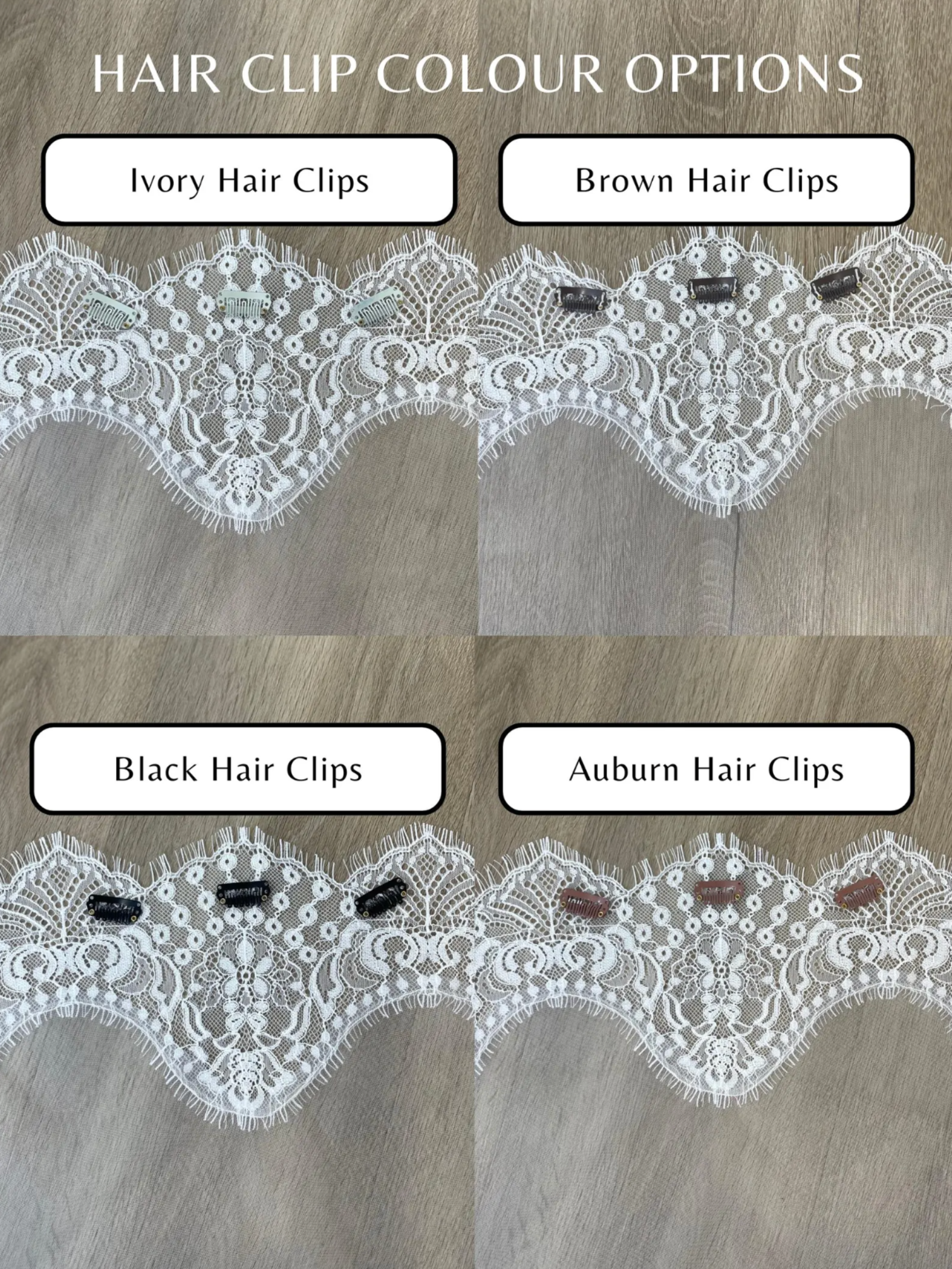 Crochet Lace on Tulle Veil