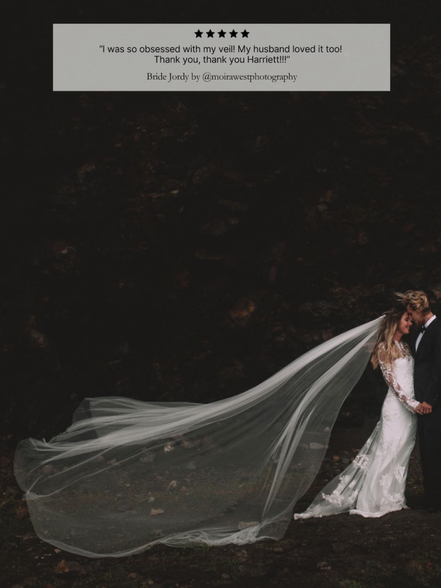 Classic Tulle Extra Wide Veil