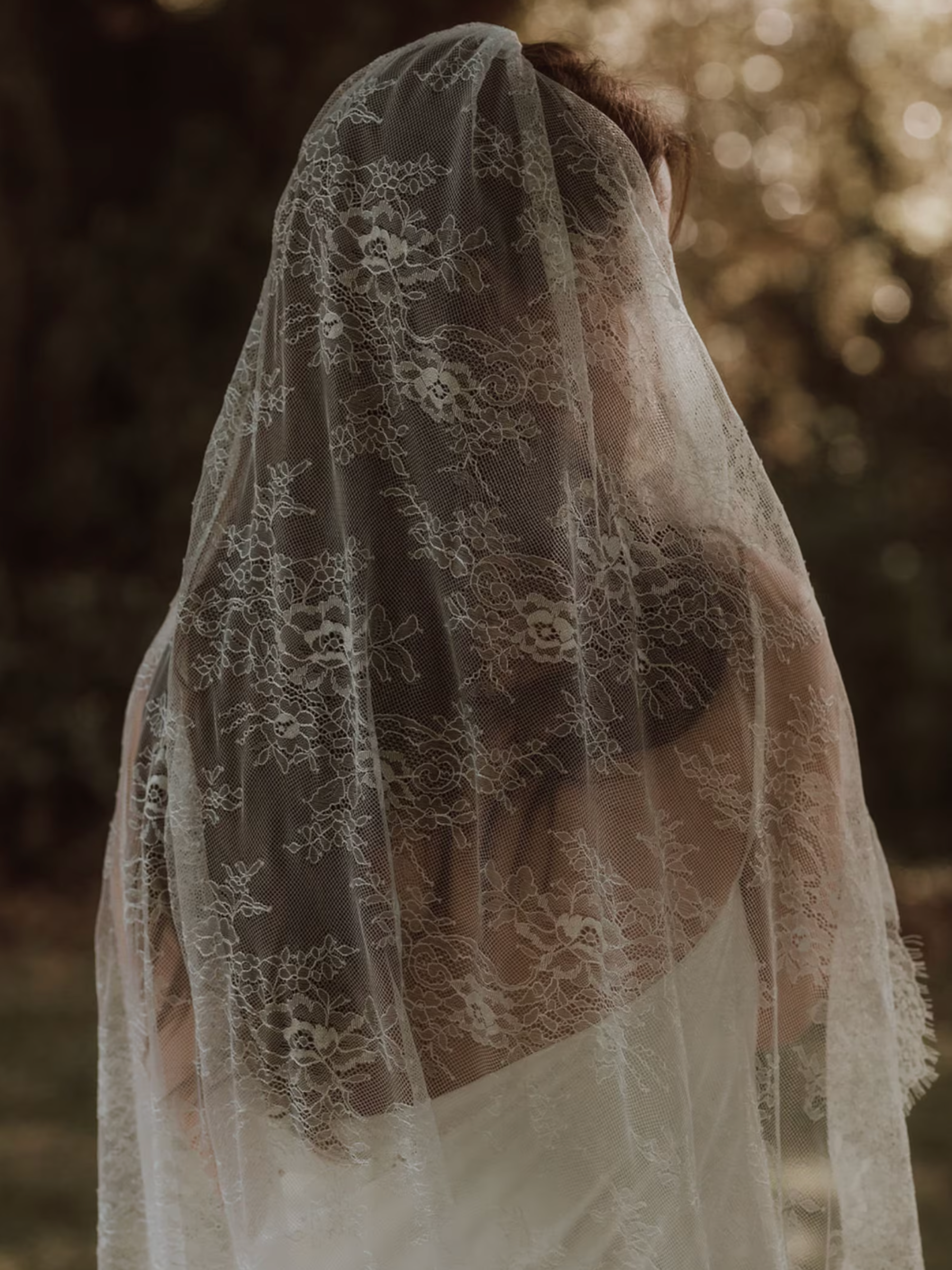 Angel Chantilly Lace Veil