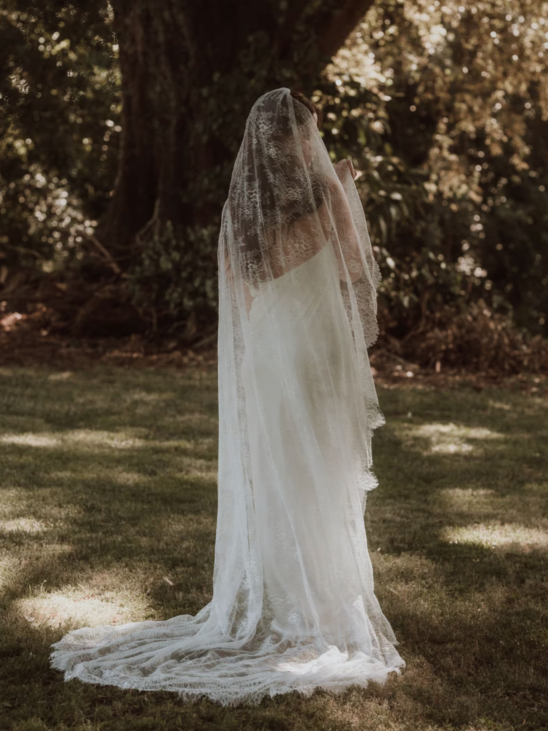 Angel Chantilly Lace Veil