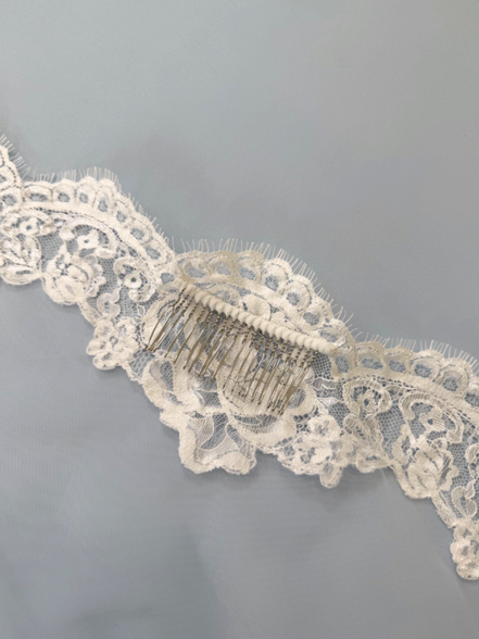 Rose Flower Mantilla Veil