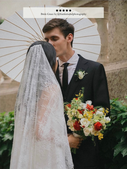Angel Chantilly Lace Veil