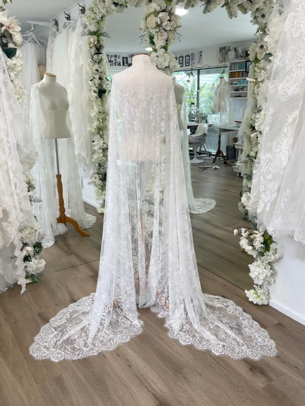 Vintage Lace Handkerchief Veil