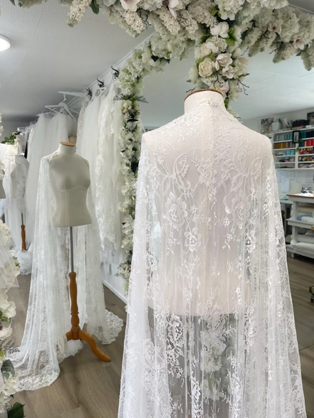 Vintage Lace Handkerchief Veil