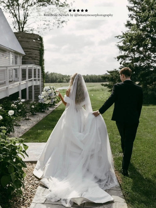 Peony Lace Extra Wide Veil