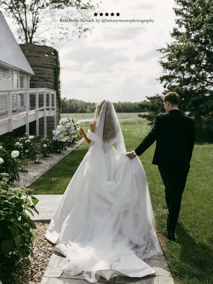 Peony Lace Extra Wide Veil