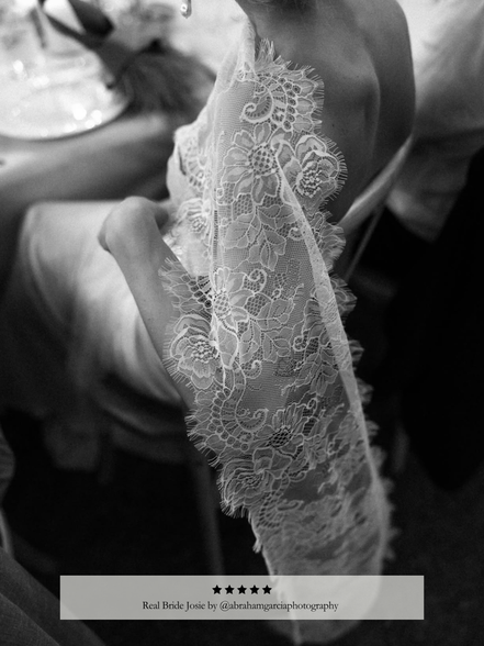 Classic Chantilly Lace Scarf