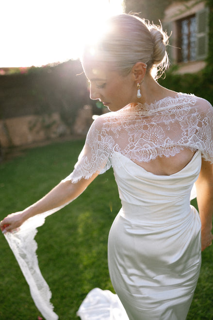Classic Chantilly Lace Scarf