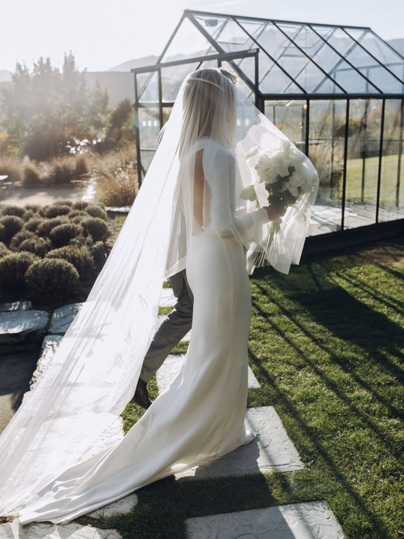 Tulle Blusher Drop Veil