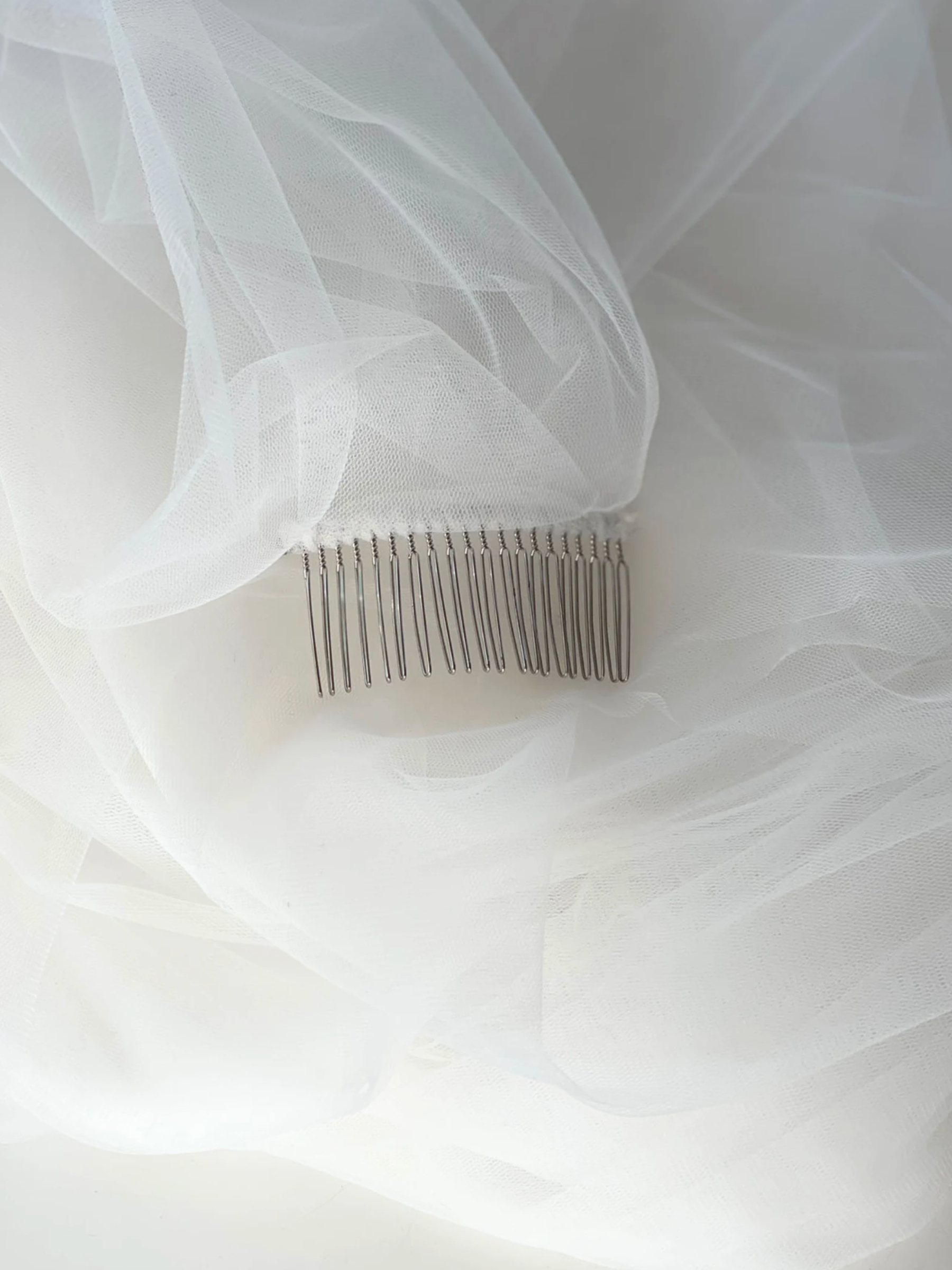 Extra Wide Drop Blusher Veil