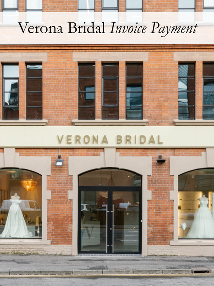 Verona Bridal Custom Invoice