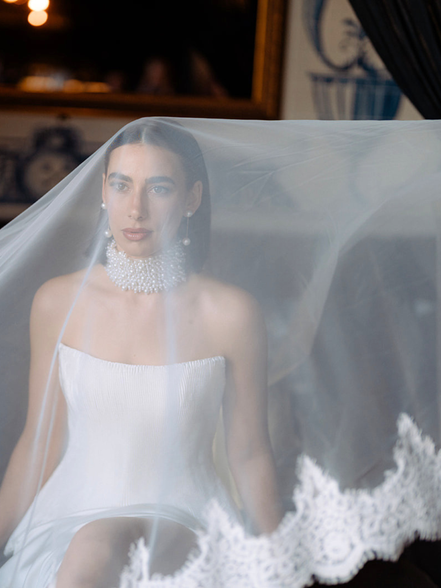 Santa Maria Blusher Veil