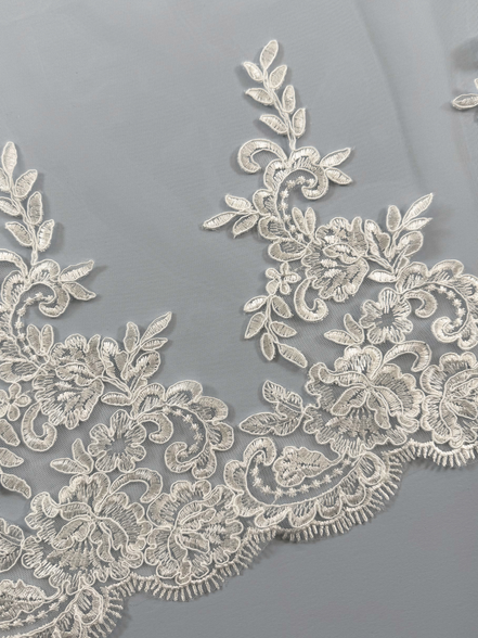 Queen Elizabeth Lace Blusher Veil