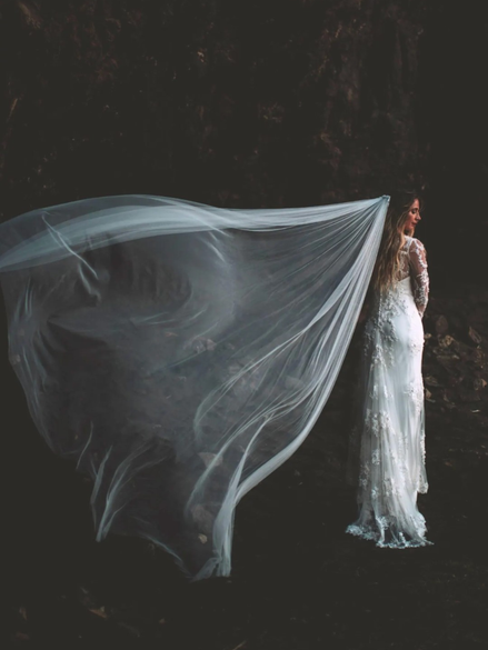 Classic Tulle Extra Wide Veil