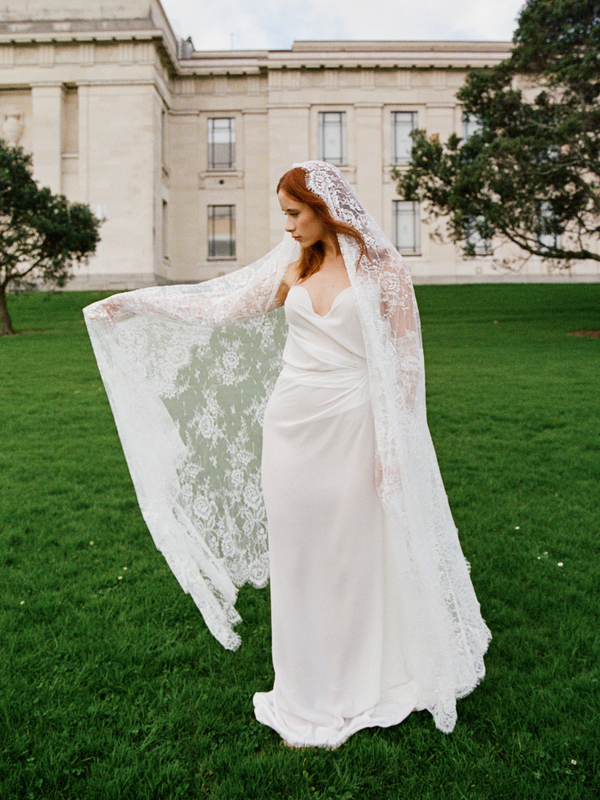 Vintage Lace Handkerchief Veil