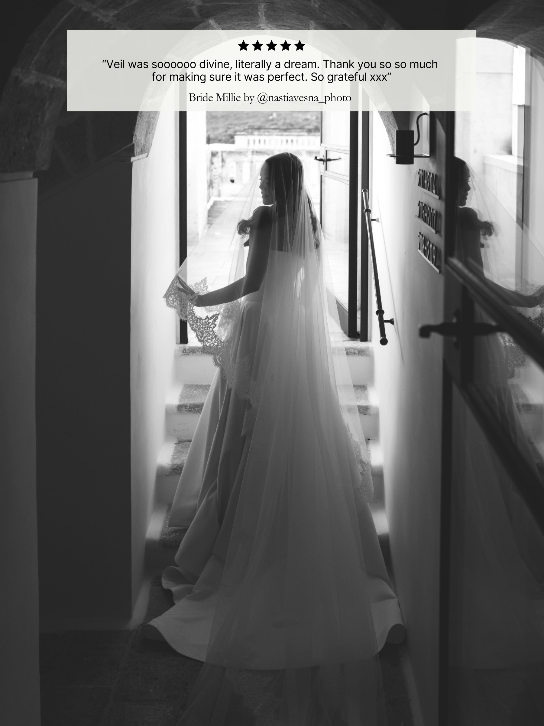 Santa Maria Blusher Veil