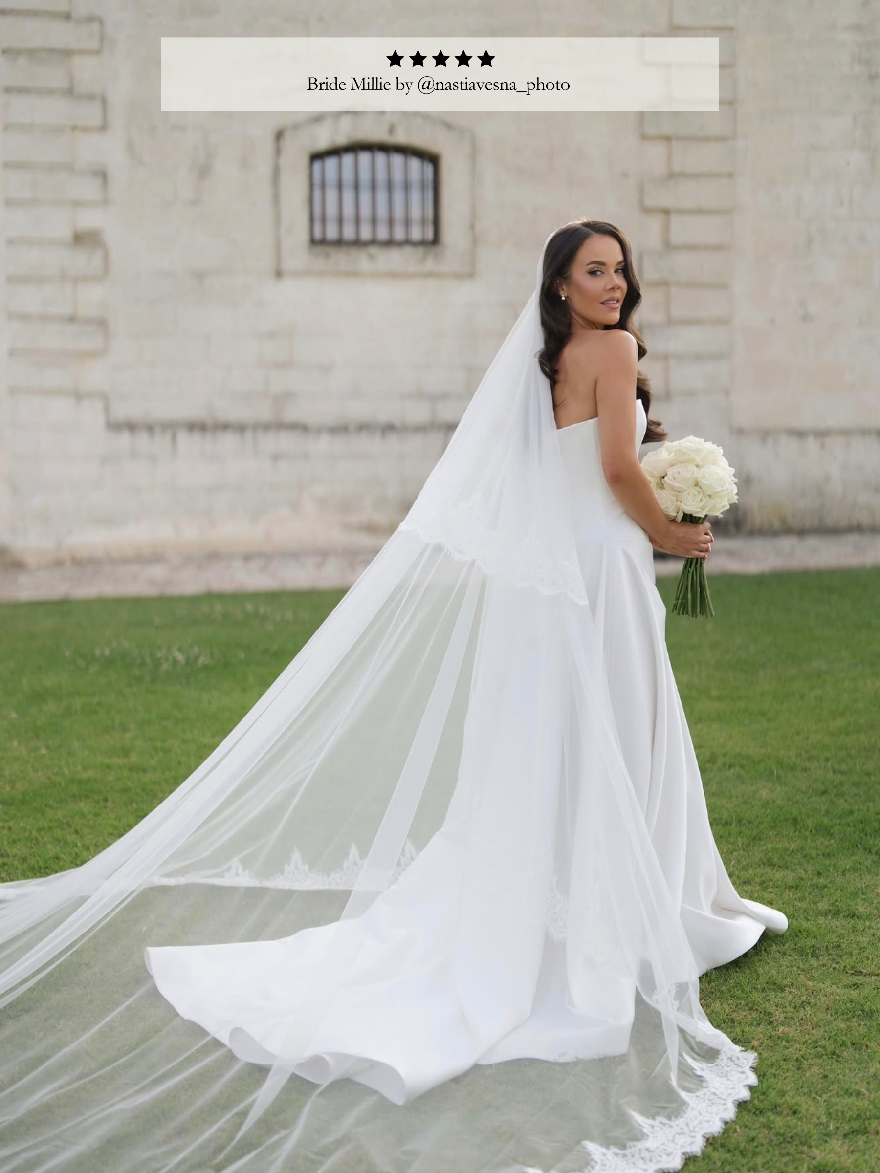 Santa Maria Blusher Veil