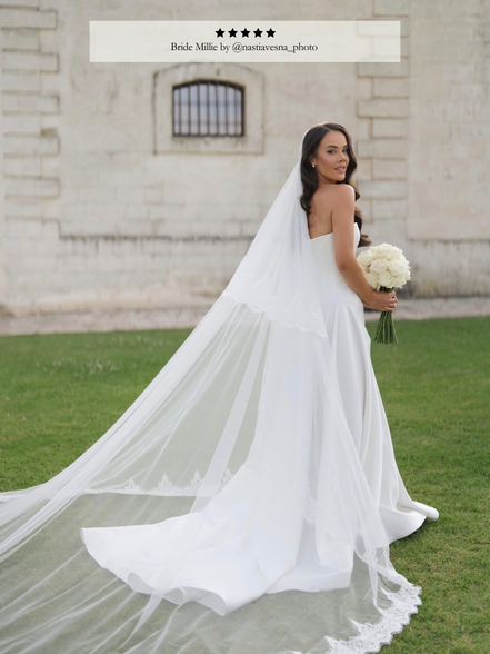 Santa Maria Blusher Veil
