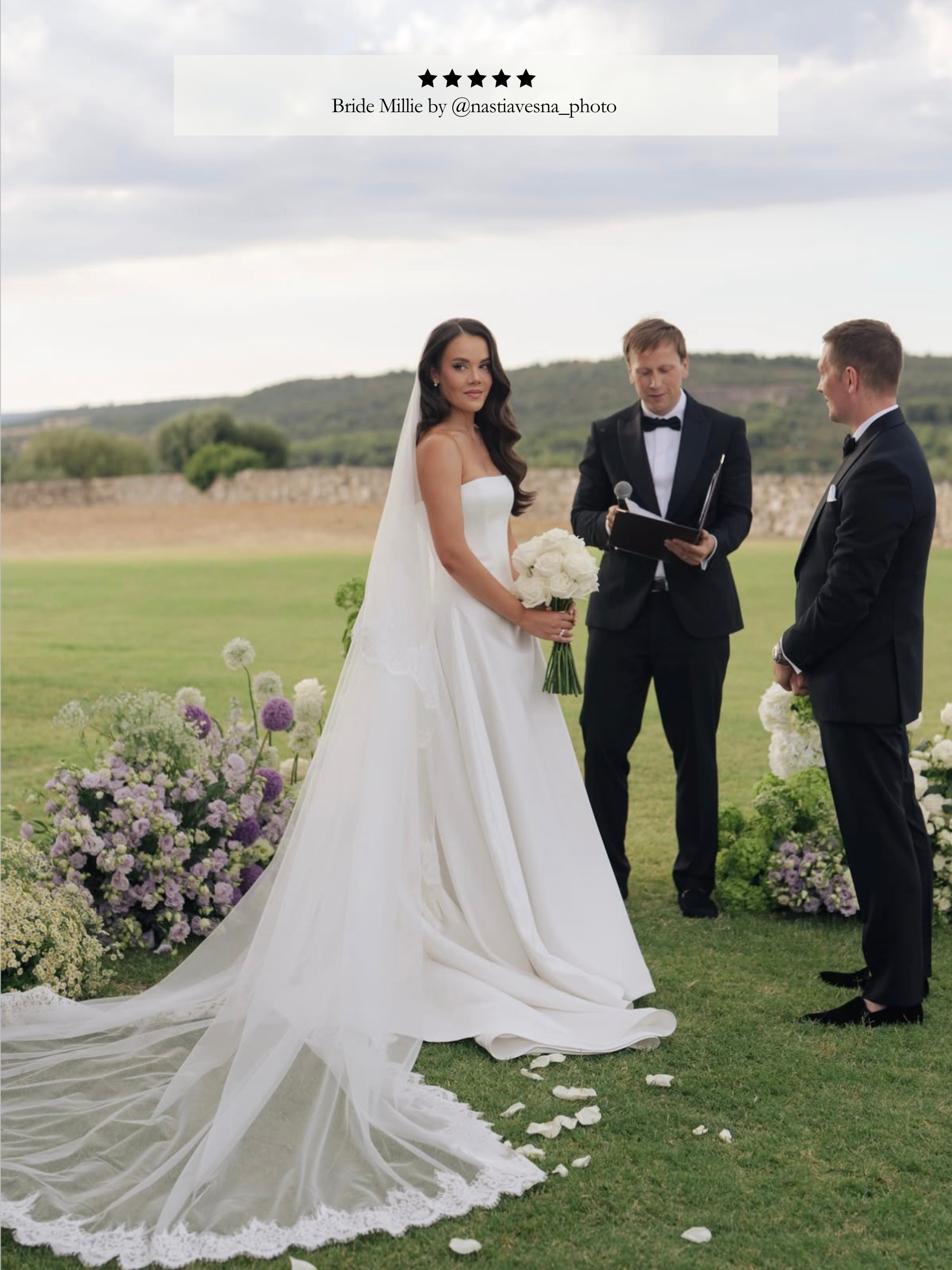 Santa Maria Blusher Veil