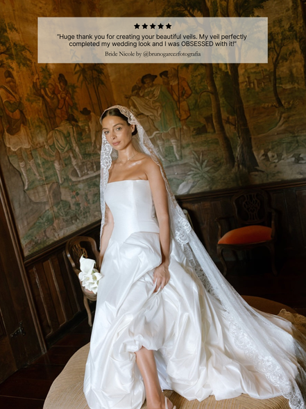 Lace on Lace Veil