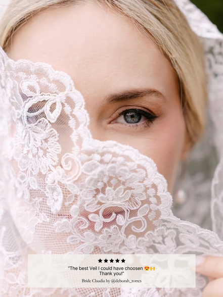 Lace on Lace Veil