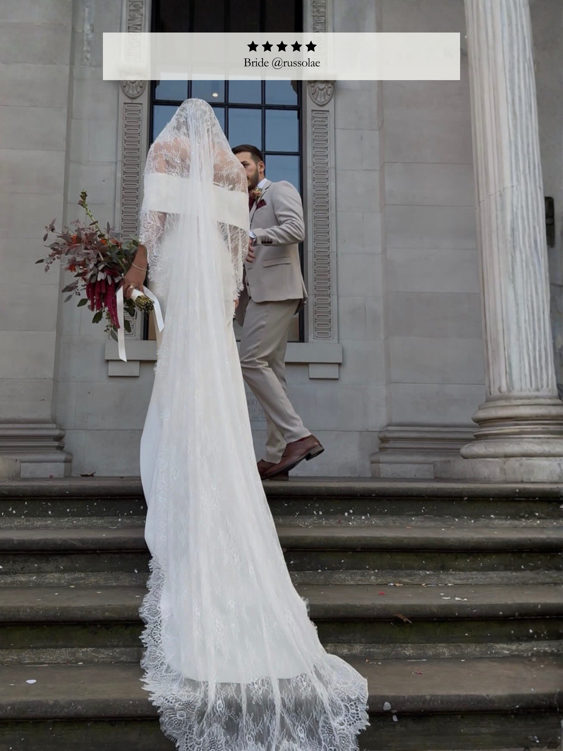 Classic Chantilly Full Lace Veil